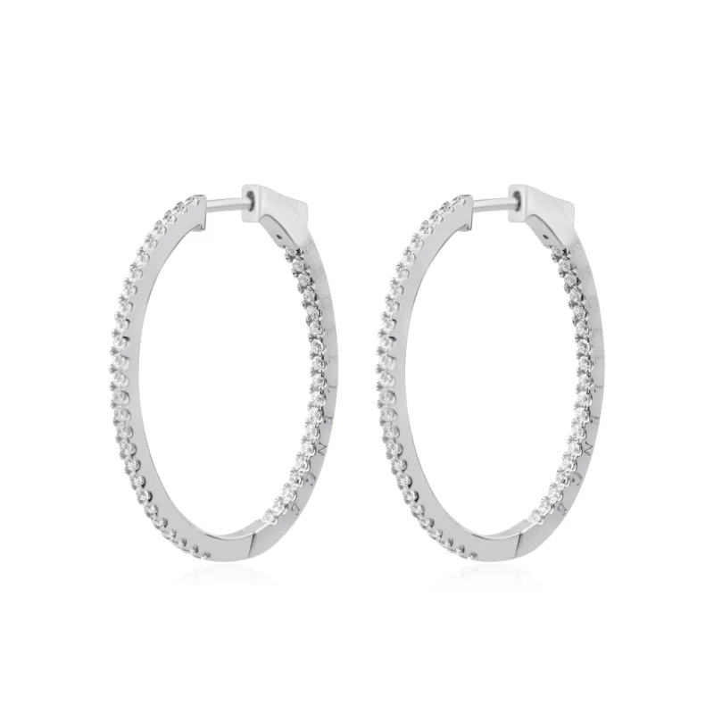 Créoles Excellence Argent 925 Rh