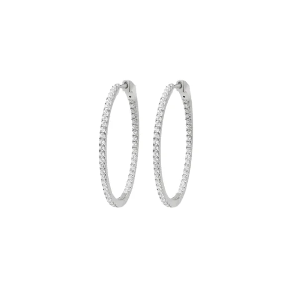Créoles Excellence Argent 925 Rh