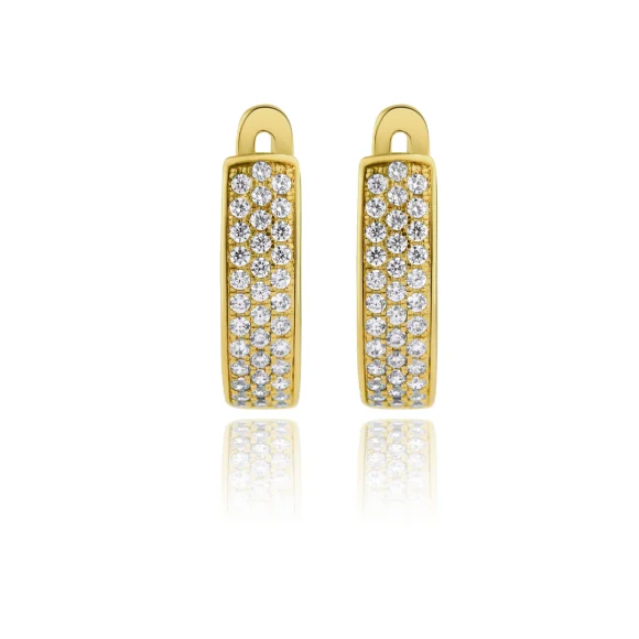 Boucles Excellence Plaqué Or 18k 3Mic