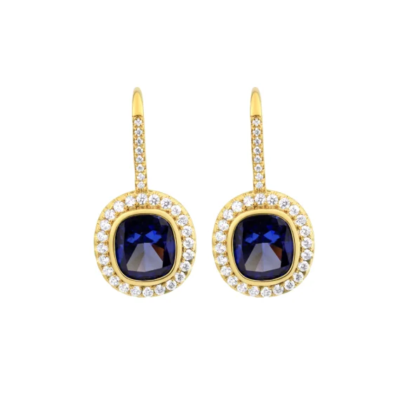 Boucles serties de zirconiums