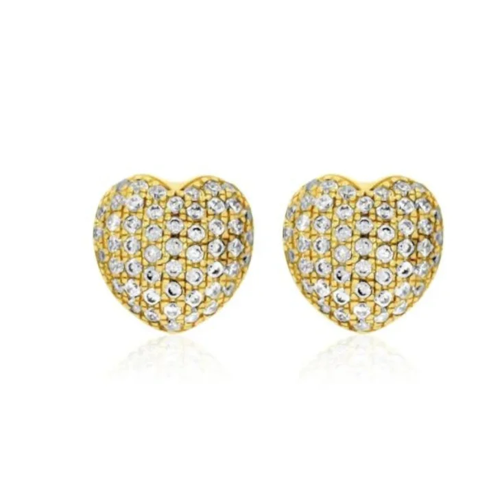Puces d'Oreilles d'oreille Excellence Plaqué Or 18K 3Mic 2