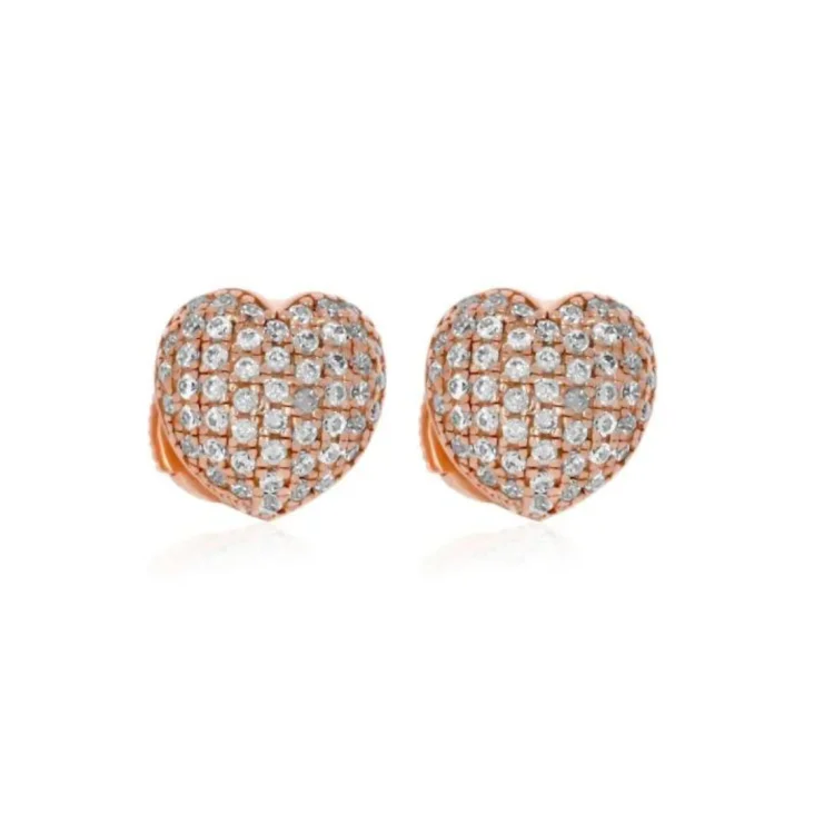Puces d'Oreilles d'oreille Excellence Argent 925 R.Gold 2