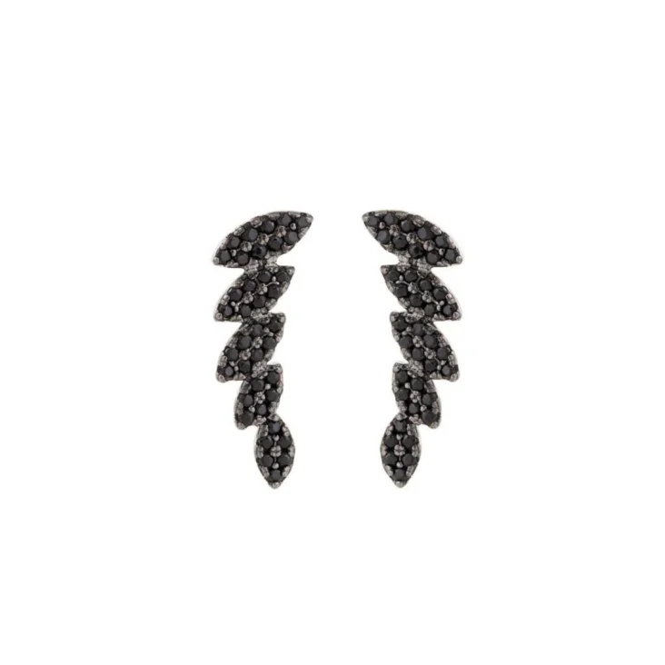 Boucles d'oreilles feuilles d'olivier
