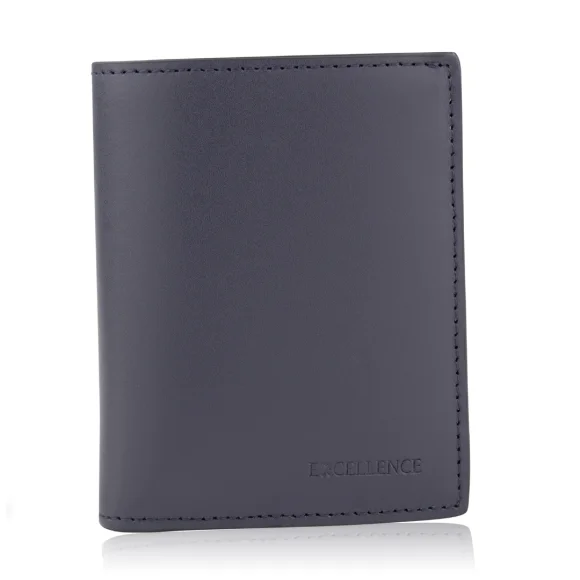Porte-Cartes Excellence Cuir véritable Italie bleu