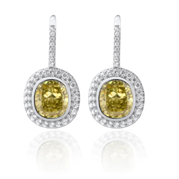 Boucles en Argent Rhodié