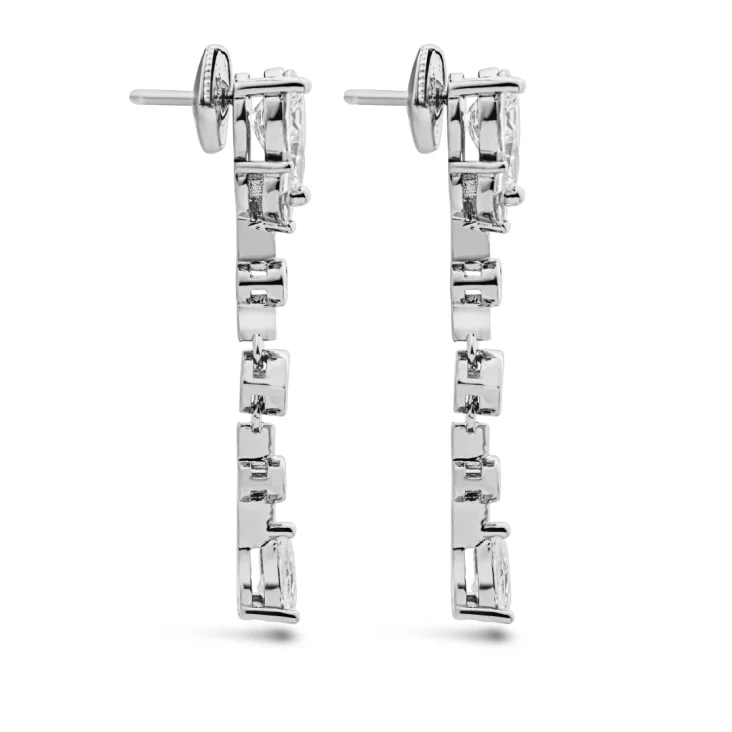 Boucles Excellence Argent 925 Rh 2