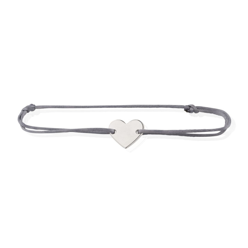 Bracelet Coeur Excellence Argent 925 Rh