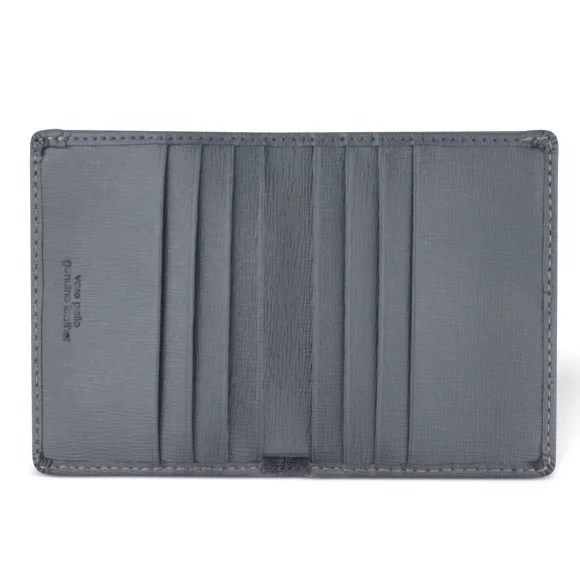 Porte-Cartes Excellence Cuir veritable Italie gris