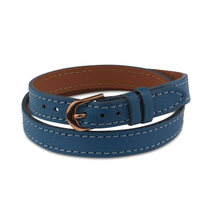 Bracelet Cuir Excellence Double Tour.