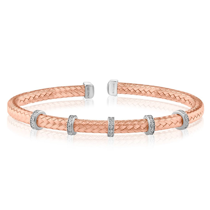 Bracelet Treccia Excellence Argent 925 RG - Medium