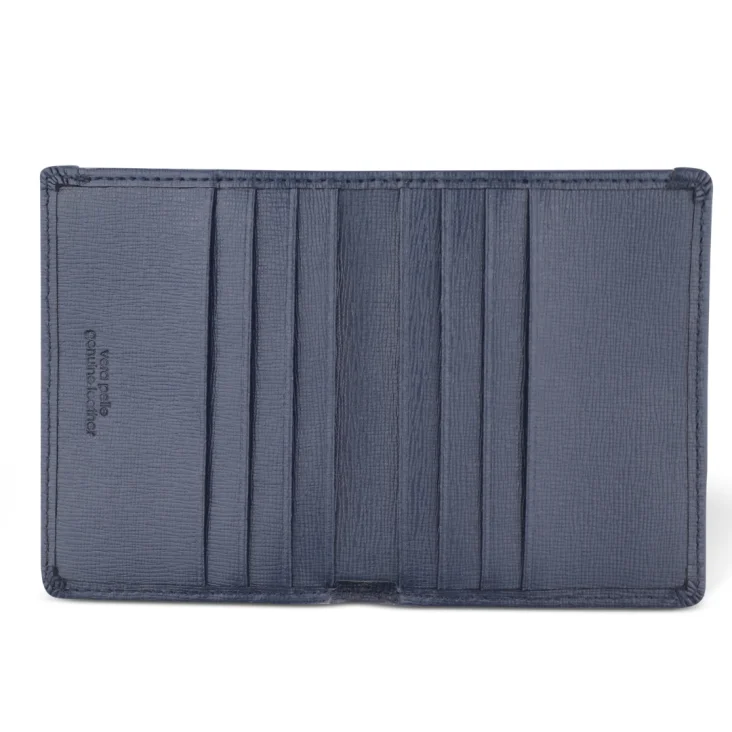 Porte-Cartes Excellence Cuir veritable Italie Bleu 2