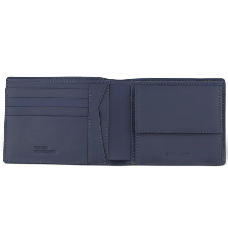 Porte Feuille Excellence Cuir veritable Italie Noir 2