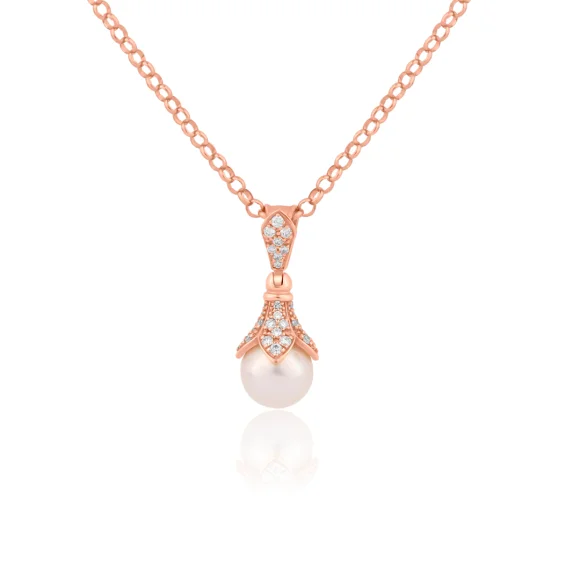 Pendentif Excellence Or rose 750/1000, Diamant & FWP