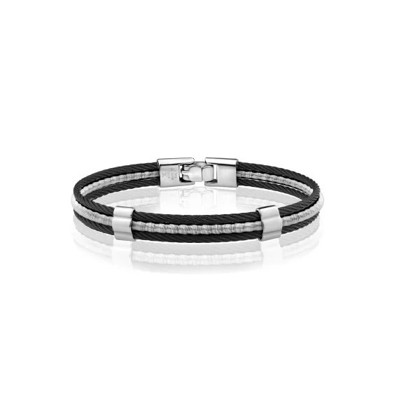 Bracelet cable Excellence Acier 316L - Medium