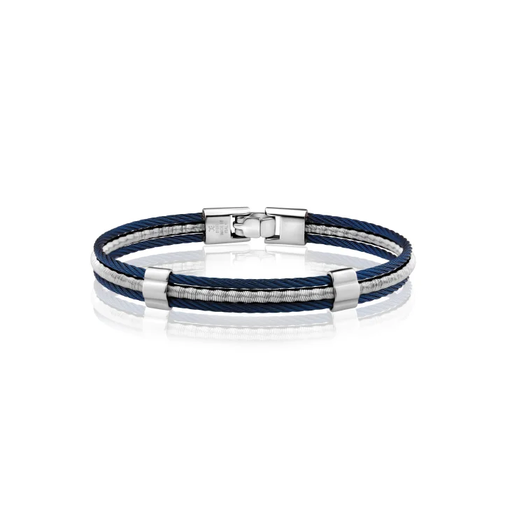 Bracelet rigide cable Excellence Acier 316L - Medium 2