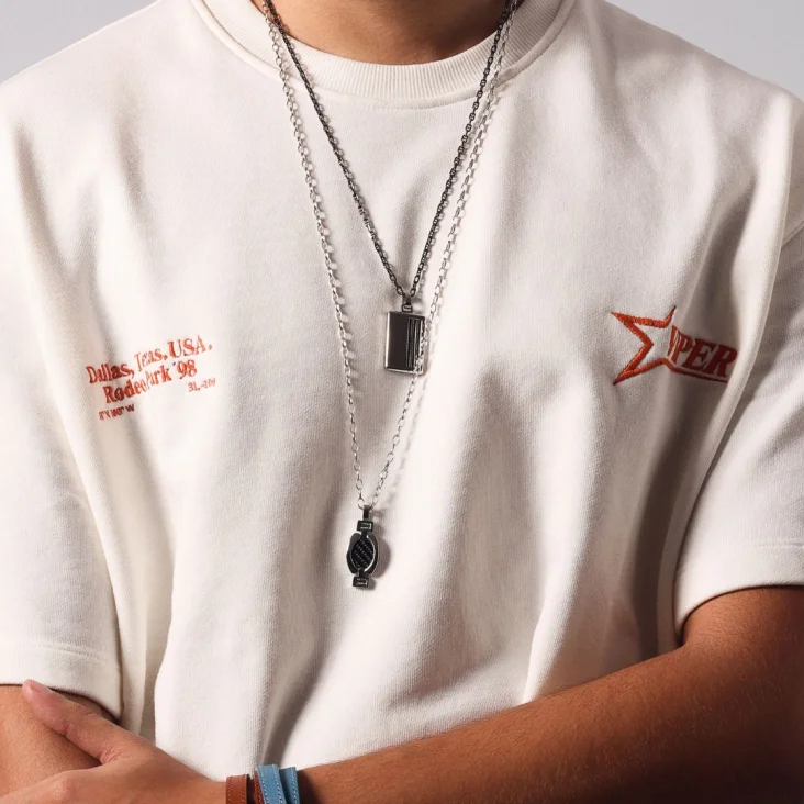 Pendentif Excellence Acier 316L & Or 18K 2