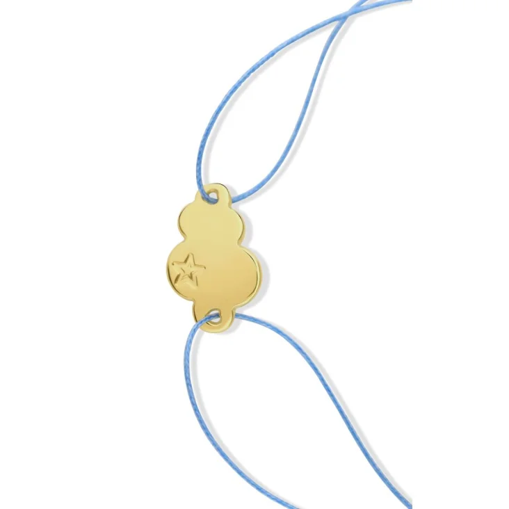 Bracelet nuage Excellence plaqué Or 18k 3Mic 2