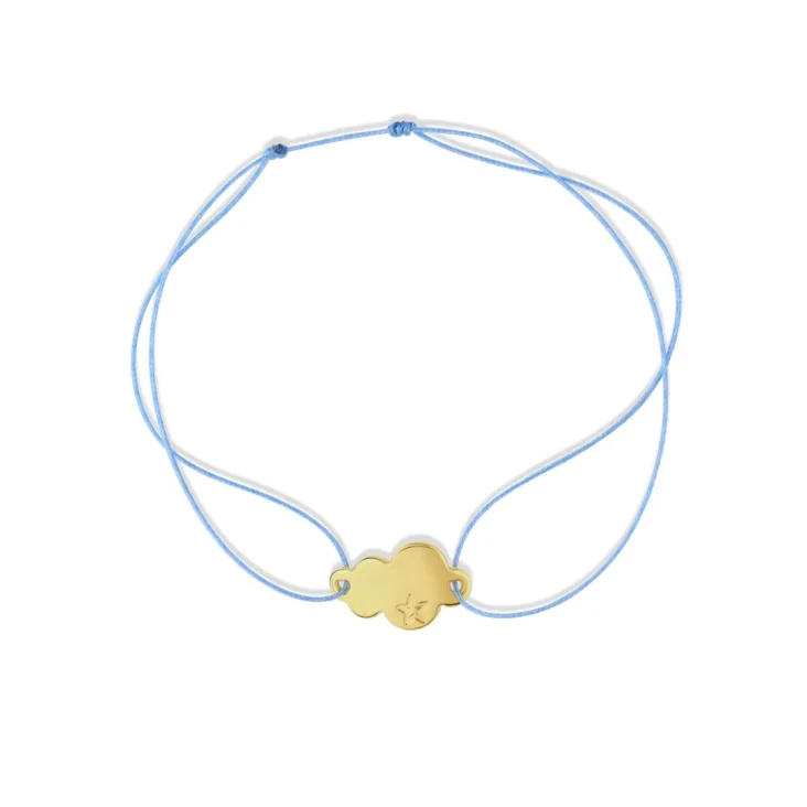 Bracelet nuage Excellence plaqué Or 18k 3Mic