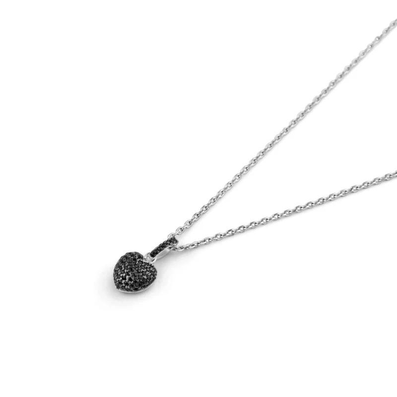 Pendentif Coeur Excellence Argent 925 BK Pendentif Coeur Excellence Argent 925 BK
