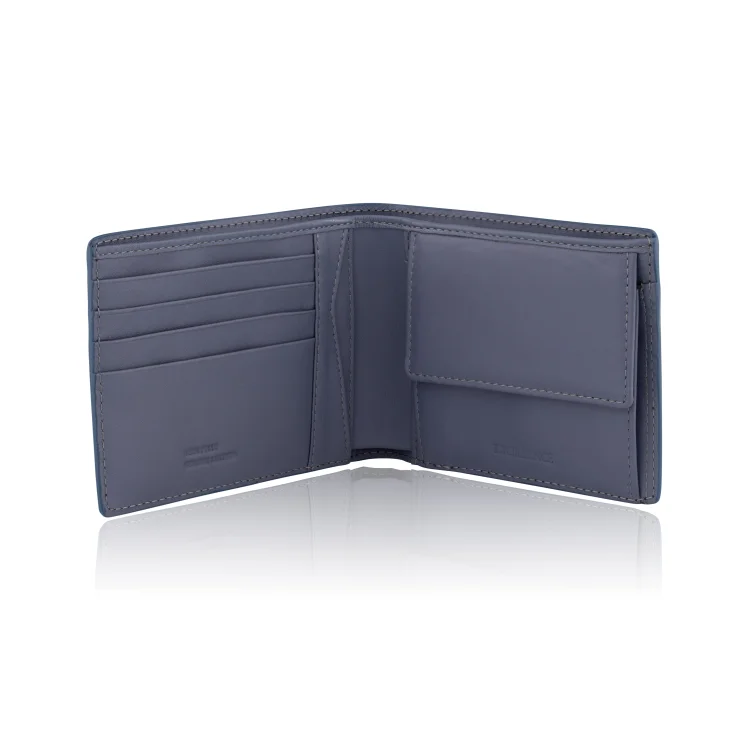 PorteFeuille Excellence Cuir veritable Italie Bleu 2