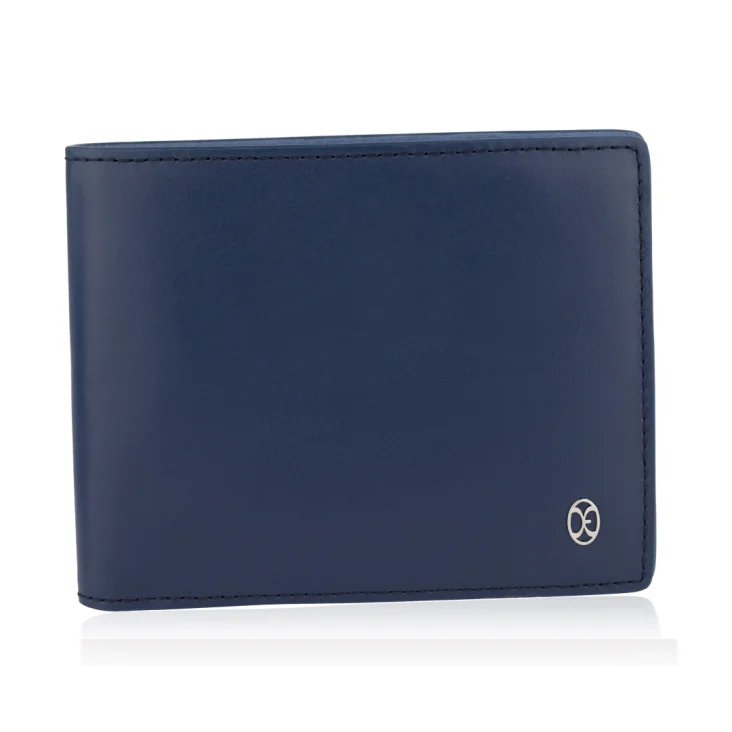 PorteFeuille Excellence Cuir veritable Italie Bleu