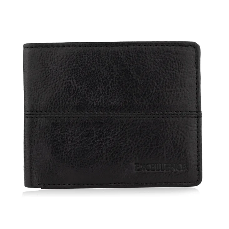 PorteFeuille Excellence Cuir veritable Italie Noir