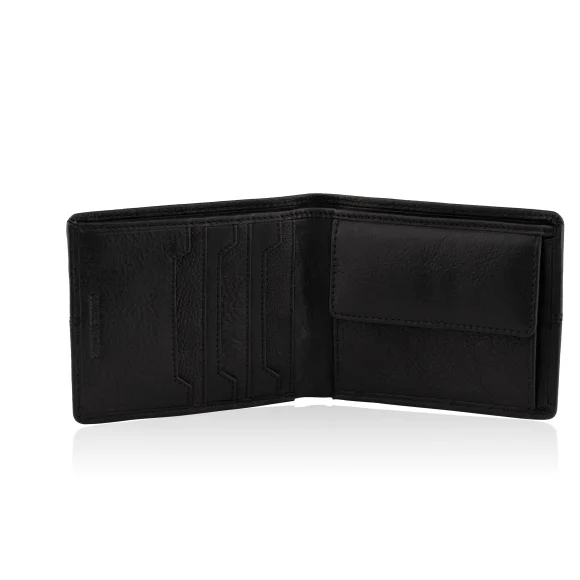 PorteFeuille Excellence Cuir veritable Italie Noir