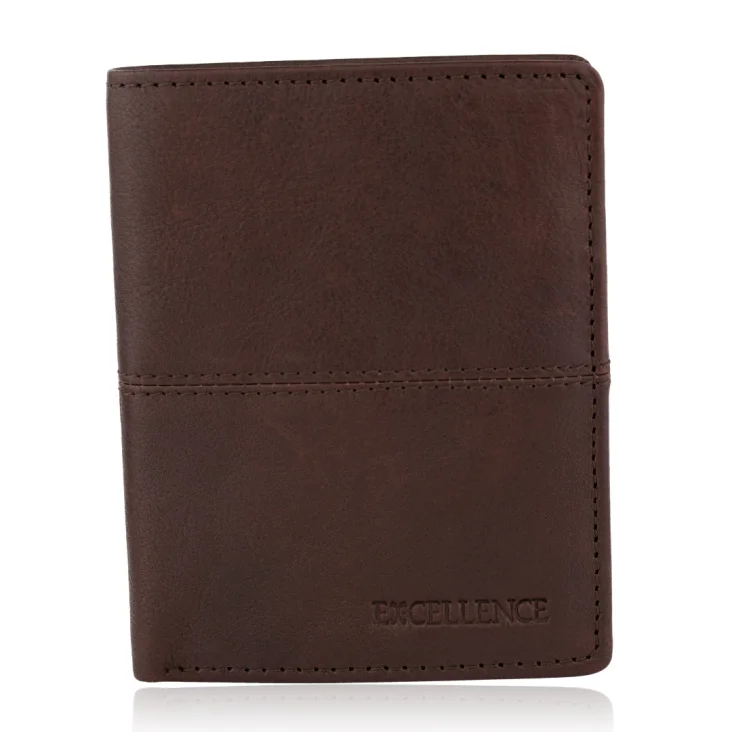 PorteFeuille Excellence Cuir veritable Italie Marron