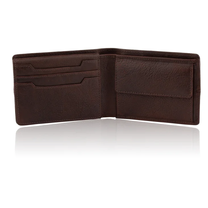 PorteFeuille Excellence Cuir veritable Italie Marron 2