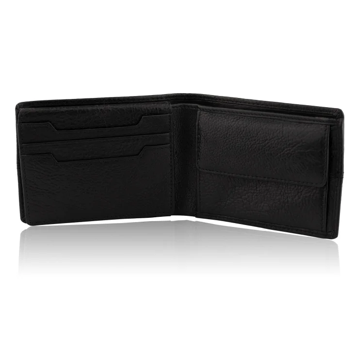 PorteFeuille Excellence Cuir veritable Italie Noir 2