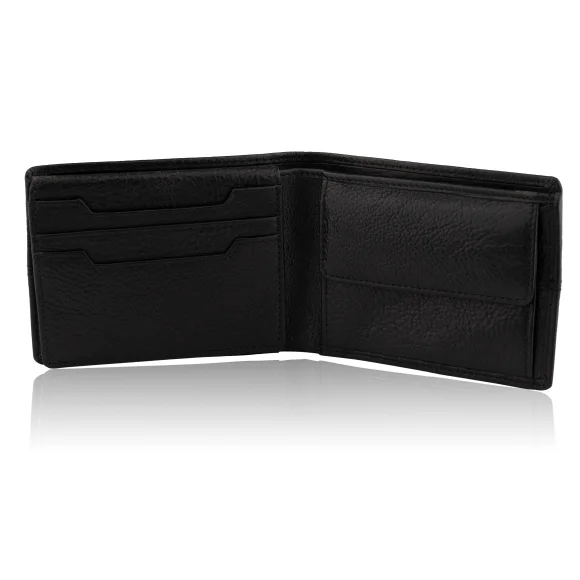 PorteFeuille Excellence Cuir veritable Italie Noir