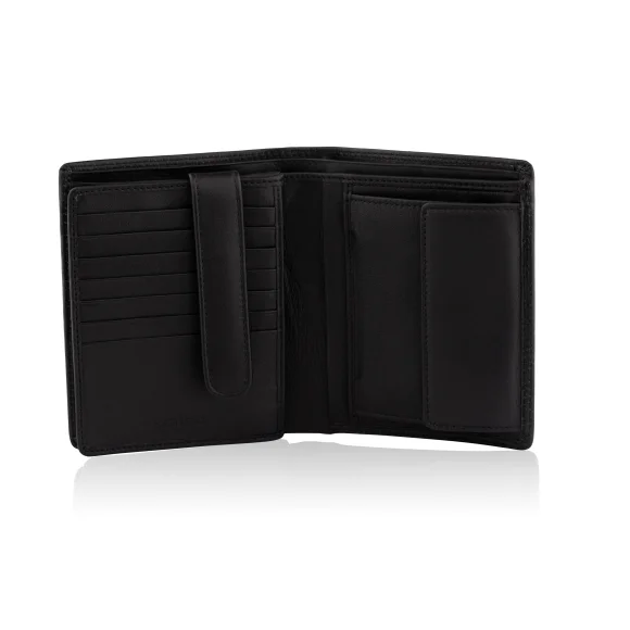 PorteFeuille Excellence Cuir veritable Italie Noir