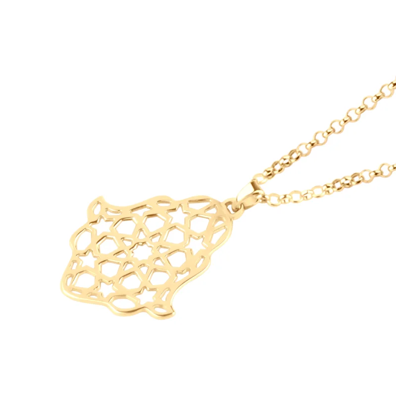 Pendentif Khmissa Excellence Or jaune 750/1000