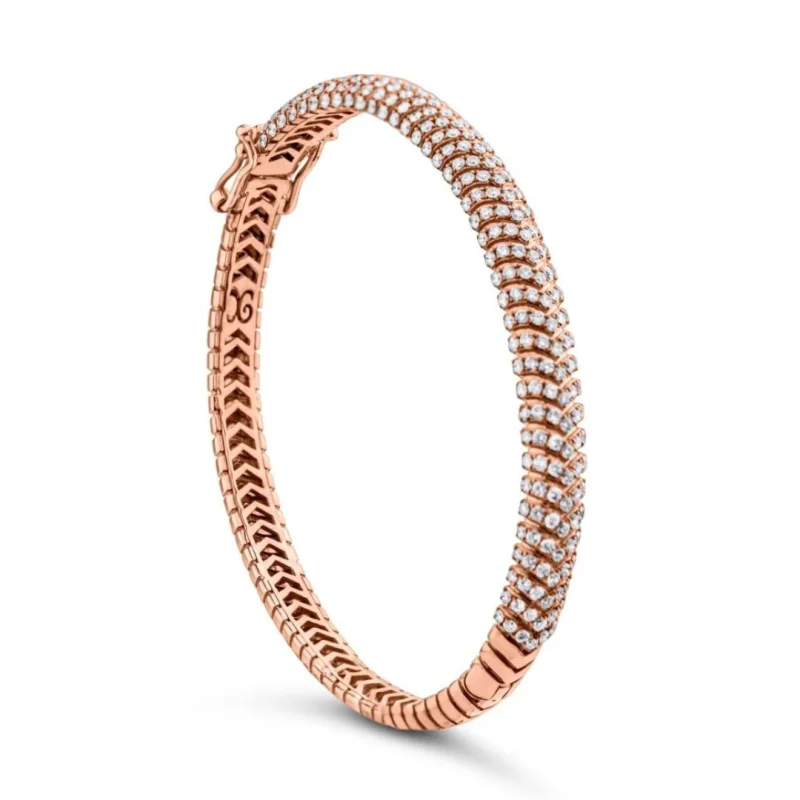 Bracelet Excellence Or rose 750/1000...