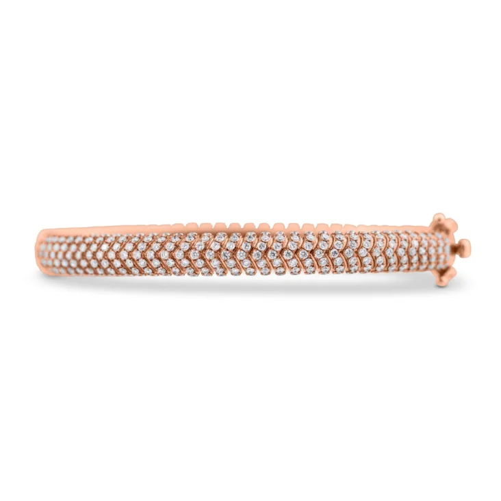 Bracelet Excellence Or rose 750/1000 & Diamants