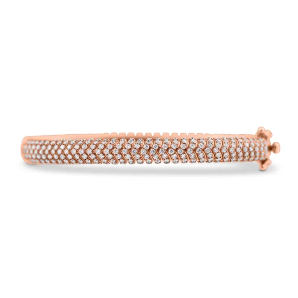 Bracelet Excellence Or rose 750/1000 & Diamants