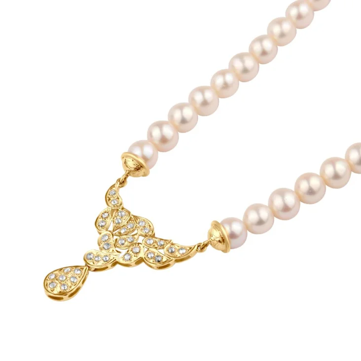 Collier Héritage Perles D'eau Douce & OR 18K RZ 2