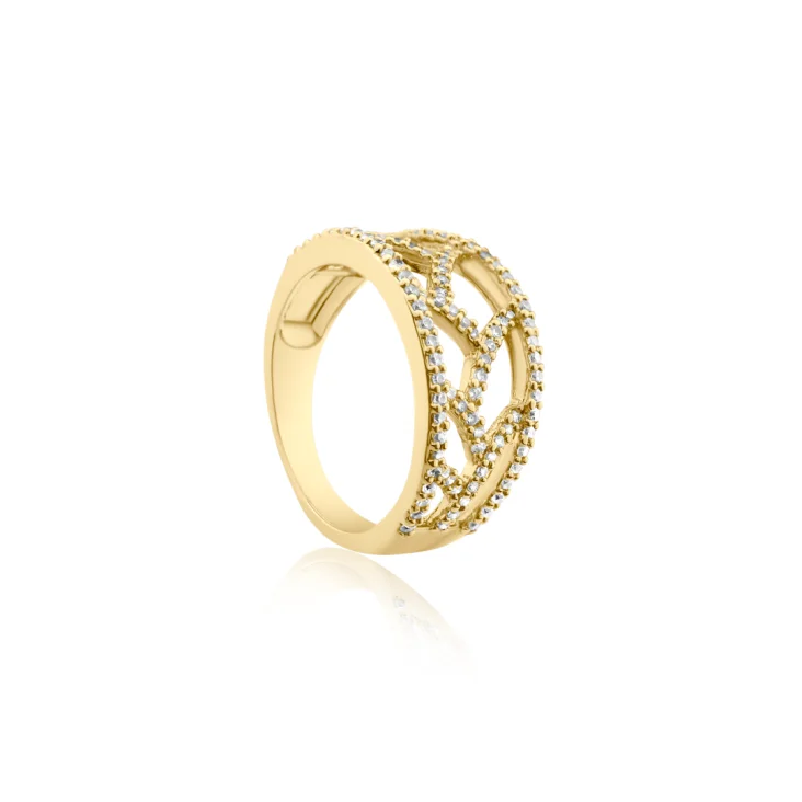 Bague Excellence Plaqué Or 18K 3Mic 2