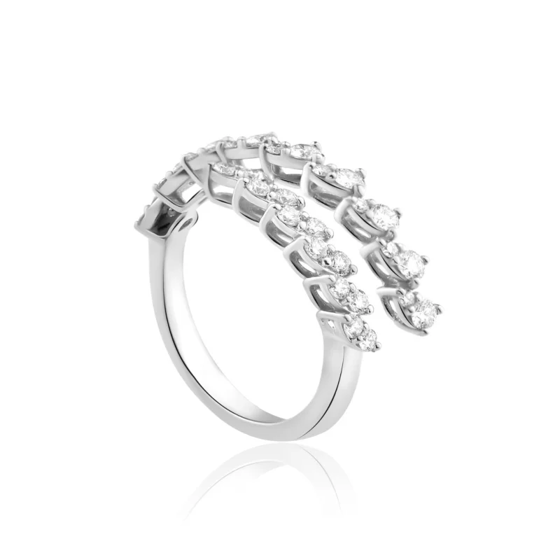 Bague illusion Excellence Or gris... Bague illusion Excellence Or gris...