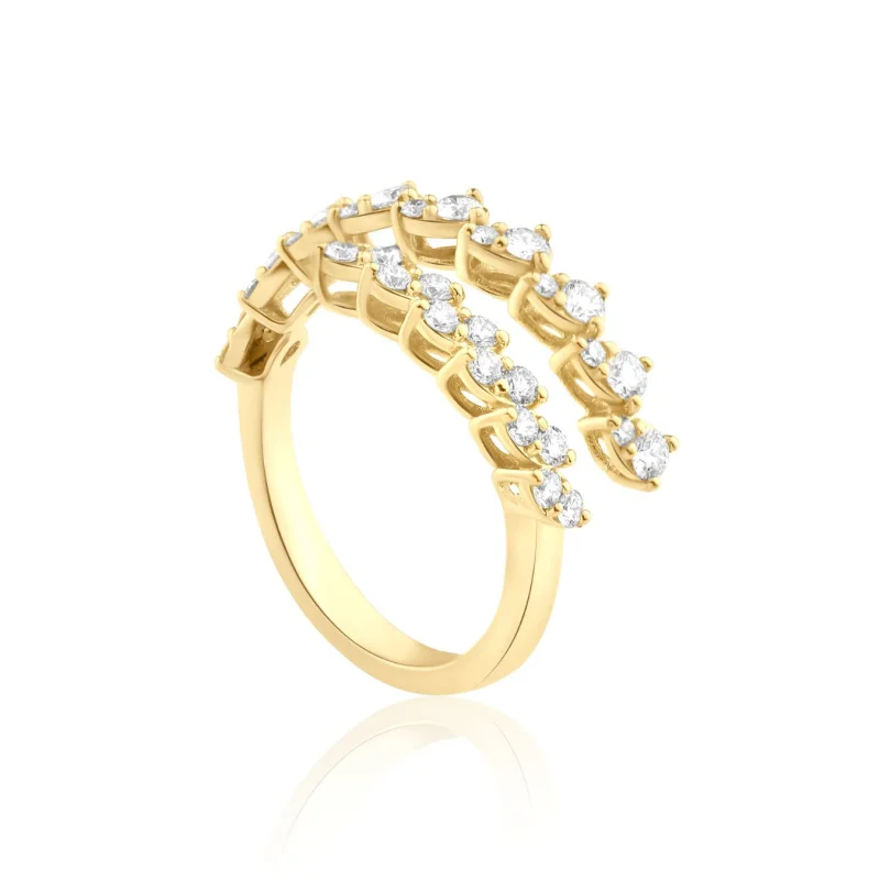 Bague illusion Excellence Or jaune...
