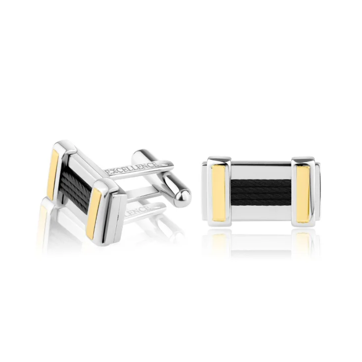 boutons de manchettes Excellence Acier 316L