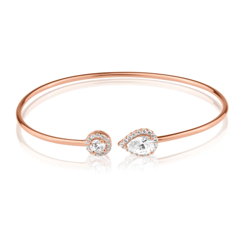Bracelet en argent rhodié en rose Bracelet en argent rhodié en rose