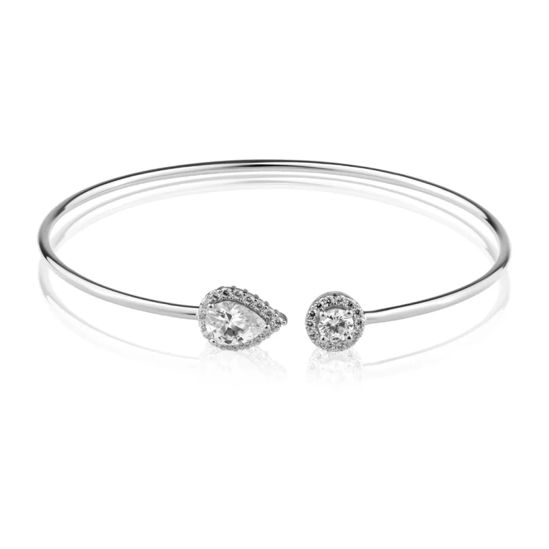 Bracelet serti de zirconiums