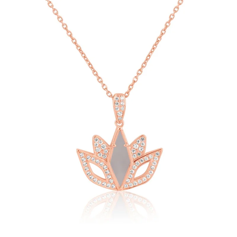 Pendentif Tulipe Excellence Argent...
