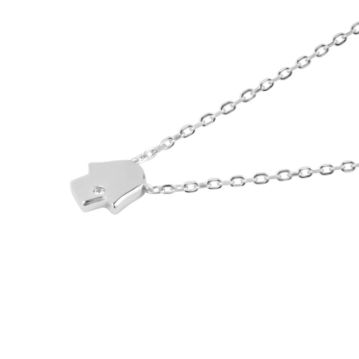 Collier khmissa Excellence Argent 925 Rh 2