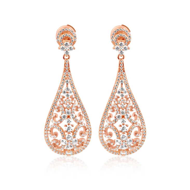 Boucles d'oreilles pendantes Excellence