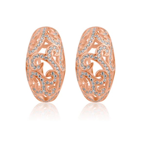 Créoles rose gold
