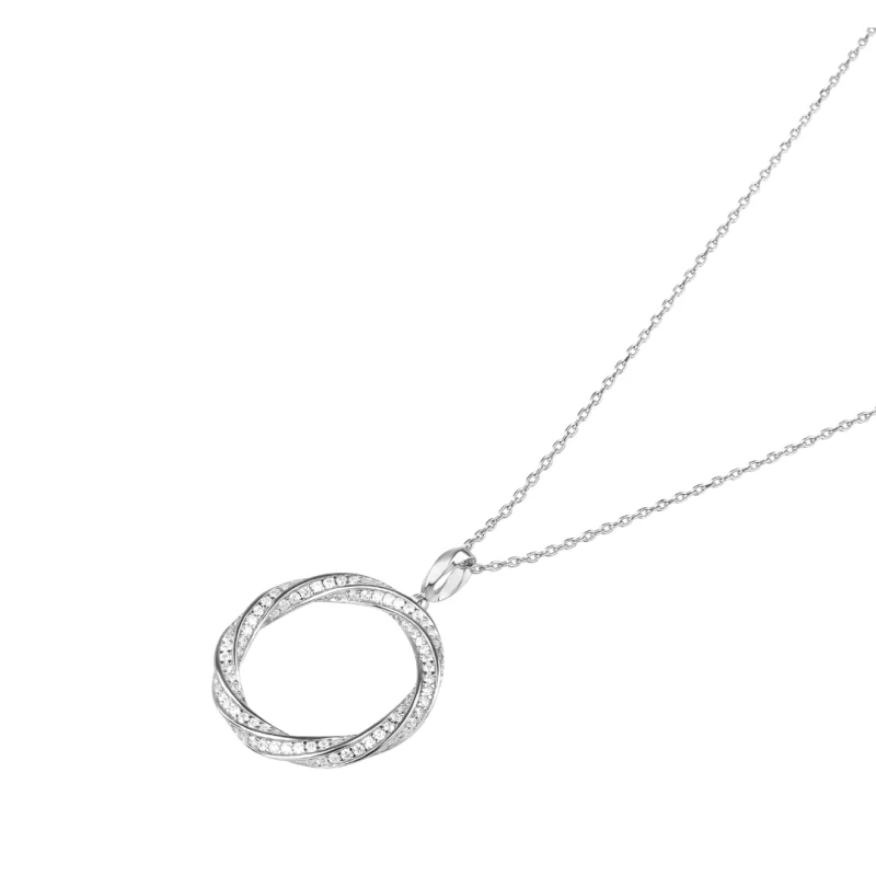 Pendentif twist Excellence Argent 925 Rh Pendentif twist Excellence Argent 925 Rh