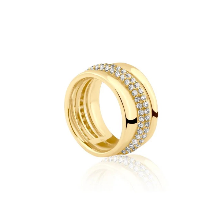 bague excellence plaqué or 2