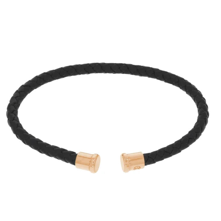 Cuir Noir 4mm Excellence Caméléon Acier 316L R